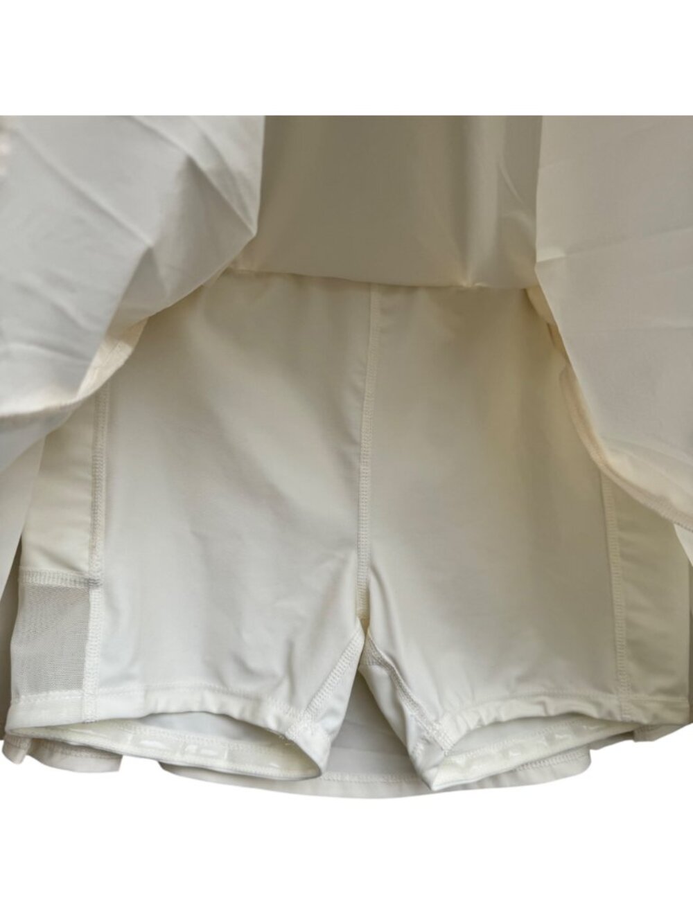 Crane Womens Premium Pleated Skort Built-In Short Cream S Activewear Pickleball - Picture 4 of 16
